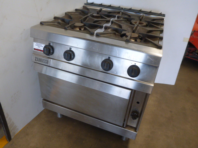 zanussi stainless steel oven