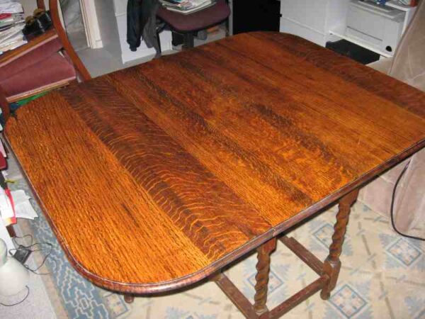 Photo of ENGLISH OAK JACOBEAN FOLDING DINING TABLE