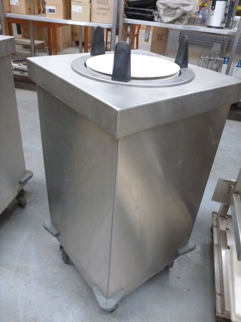 PORTABLE SPRING LOADED PLATE DISPENSER | Bills Machinery.