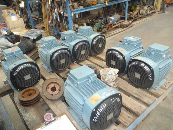 Photo of ASEA 10HP 3 PHASE 4 POLE ELECTRIC MOTOR