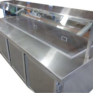 Photo of 14 TRAY DOUBLE SIDED REFRIDGERATED SELF SERVE SERVERY.