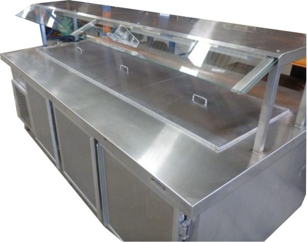 Photo of 14 TRAY DOUBLE SIDED REFRIDGERATED SELF SERVE SERVERY.