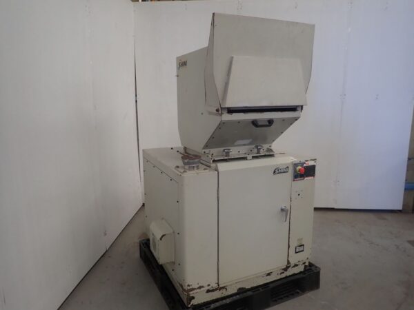 Photo of SHINI SG3048 SOUNDPROOF PLASTICS GRANULATOR WITH NEW BLADES.