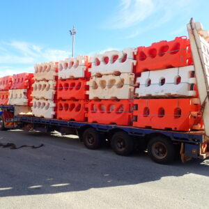 Photo of TRAFFIC BARRIERS-WATER FILLED