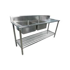 Photo of CATERSALES STAINLESS STEEL DOUBLE BOWL SINK 1500MM