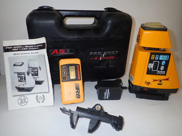 Photo of PRO SHOT AS2 MAGNUM ROTATING GRADE LASER LEVEL.