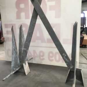 Photo of UNUSED 60LB (26KG) DANFORTH GALVANISED ANCHORS