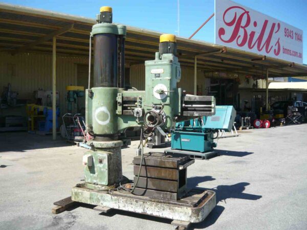 Photo of HUNT RADIAL ARM FLOOR MOUNT PEDESTAL DRILL