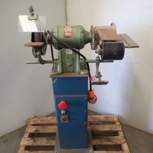 Photo of GMF 8INCH PEDESTAL GRINDER WITH LINISHER.