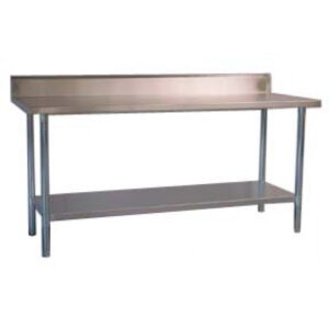 Photo of CATERSALES STAINLESS STEEL SPLASH BACK BENCH 1200MM