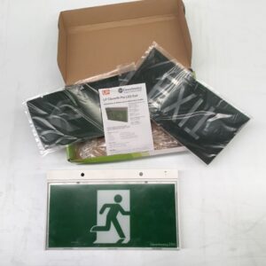 Photo of UNUSED CLEVERTRONICS LED LITHIUM EMERGENCY EXIT SIGN