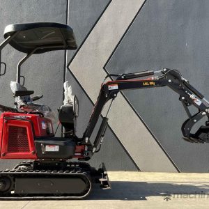 Photo of NEW UHI 1TON MINI EXCAVATOR WITH 9 ATTACHMENTS