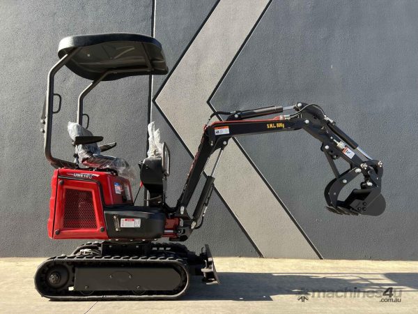 Photo of NEW UHI 1TON MINI EXCAVATOR WITH 9 ATTACHMENTS