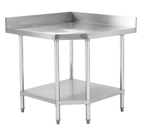 Photo of CATERSALES STAINLESS STEEL CNR SPLASH BACK BENCH