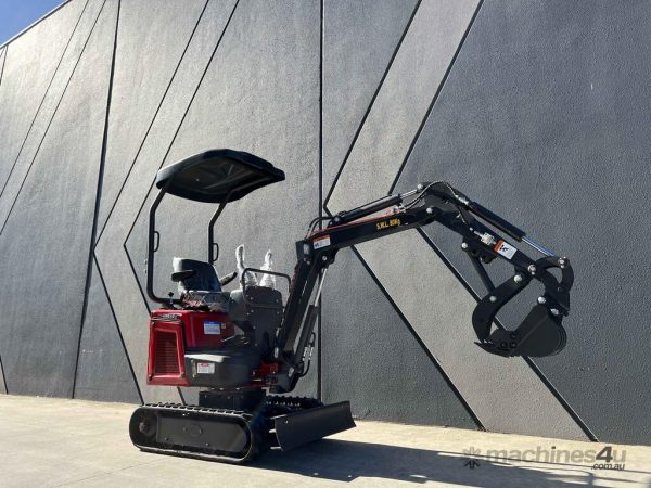 Photo of NEW UHI 1TON MINI EXCAVATOR WITH 9 ATTACHMENTS