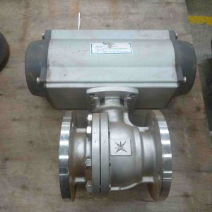 Photo of UNUSED MARS STAINLESS STEEL AIR ACTUATED BALL VALVE