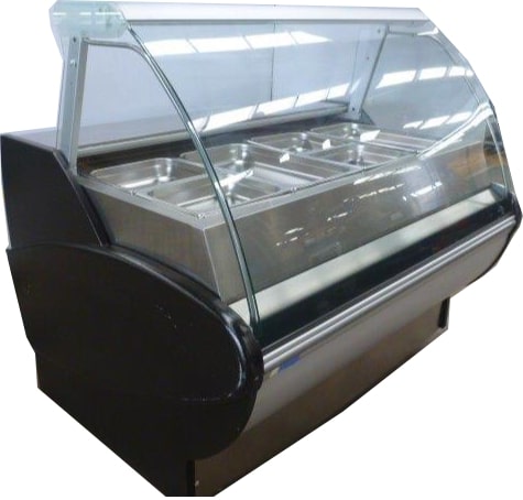 Photo of HOT CURVED GLASS DELI DISPLAY 1500MM WIDE