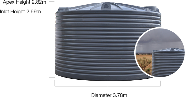 000LITRE RAIN WATER TANK