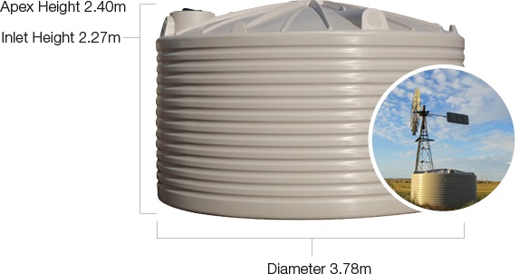 000LITRE RAIN WATER TANK